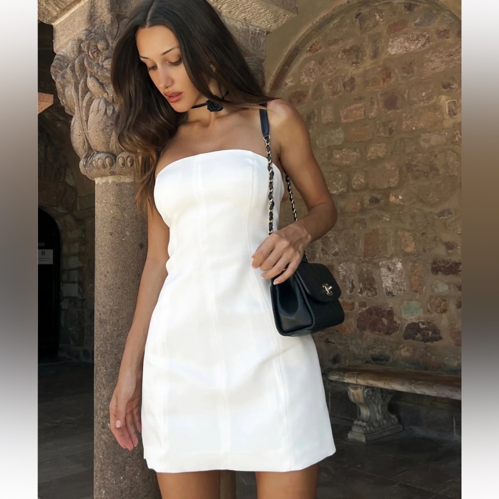 Meshki White Mini Dress